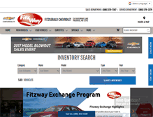 Tablet Screenshot of fitzgeraldchevrolet.com